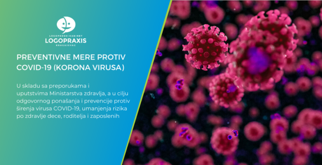 Corona virus preventivne mere – naslovna