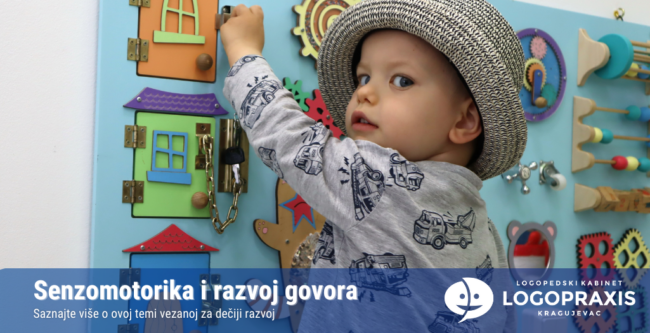 Senzomotorika razvoj govora Kragujevac logoped
