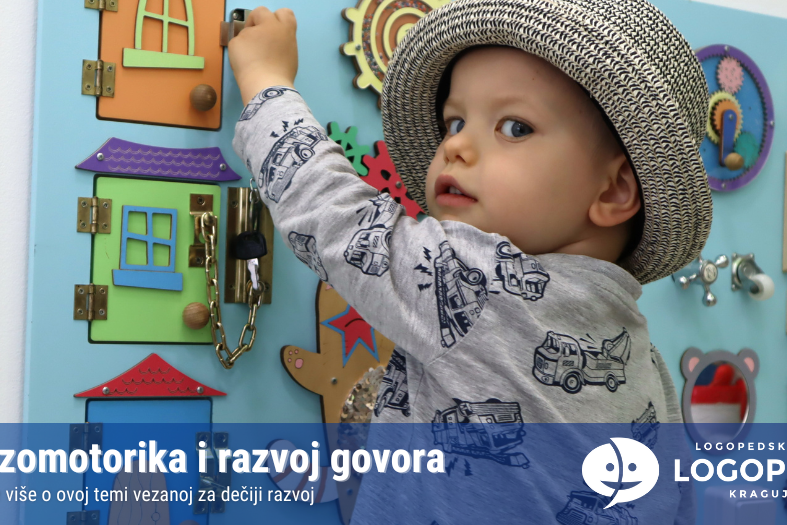 Senzomotorika razvoj govora Kragujevac logoped